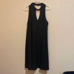 Little black sleeveless dress
